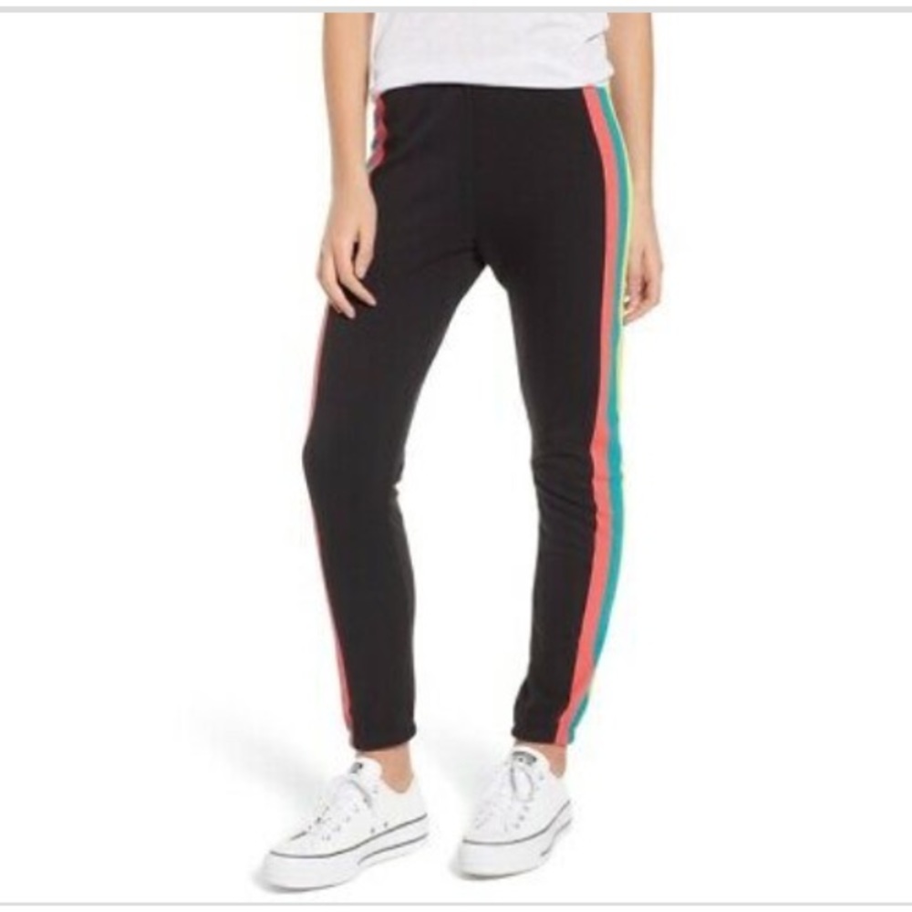 Wildfox Spectrum Knox Pants Jet Black NWT